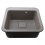 Гранитная мойка Globus Lux BARBORA мокко 510x510мм (000023484)