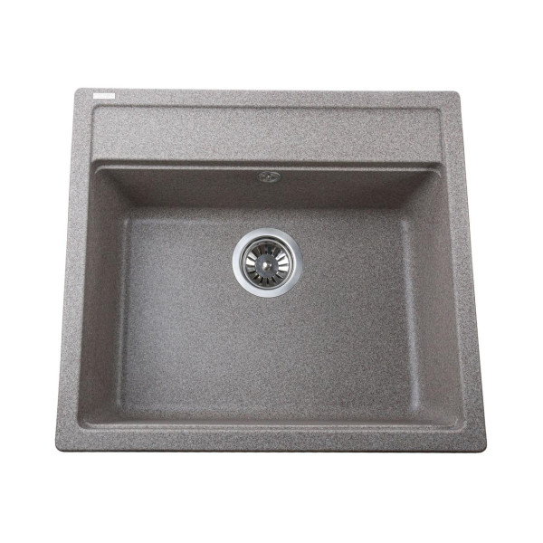 Гранітна мийка Globus Lux VOLTA мокко 570х510мм (000023501)