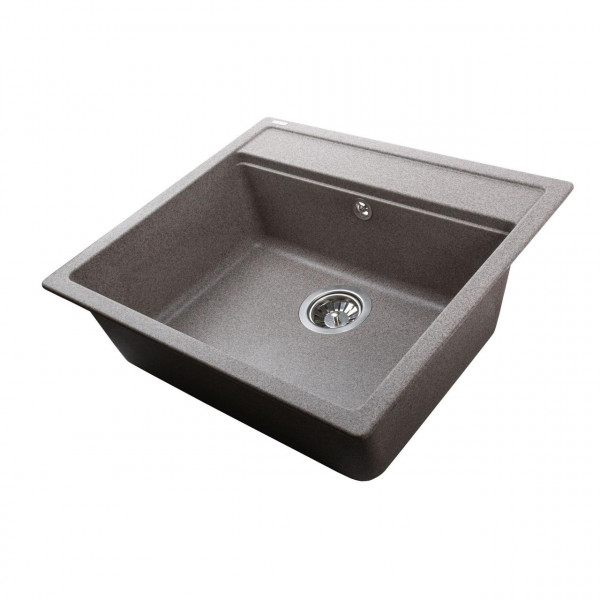 Гранітна мийка Globus Lux VOLTA мокко 570х510мм (000023501)