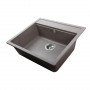Гранітна мийка Globus Lux VOLTA мокко 570х510мм (000023501)