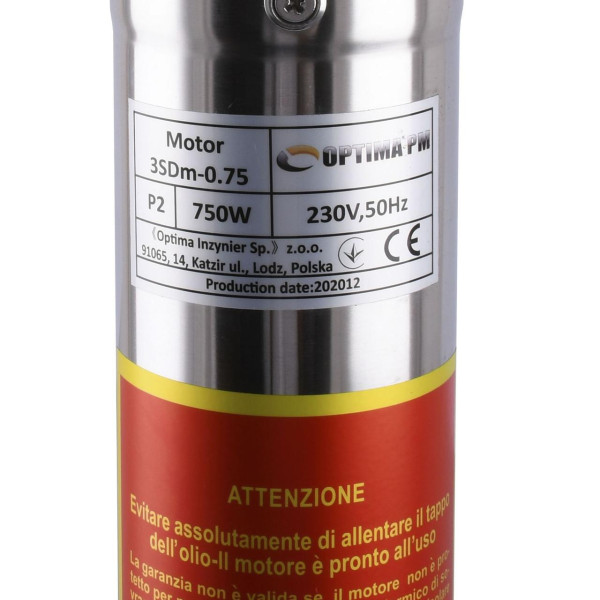 Насос скважинный с повышенной уст-тью к песку OPTIMA PM 3SDm2,5/20 0,75 кВт 90м + 55 м кабель (000021405)