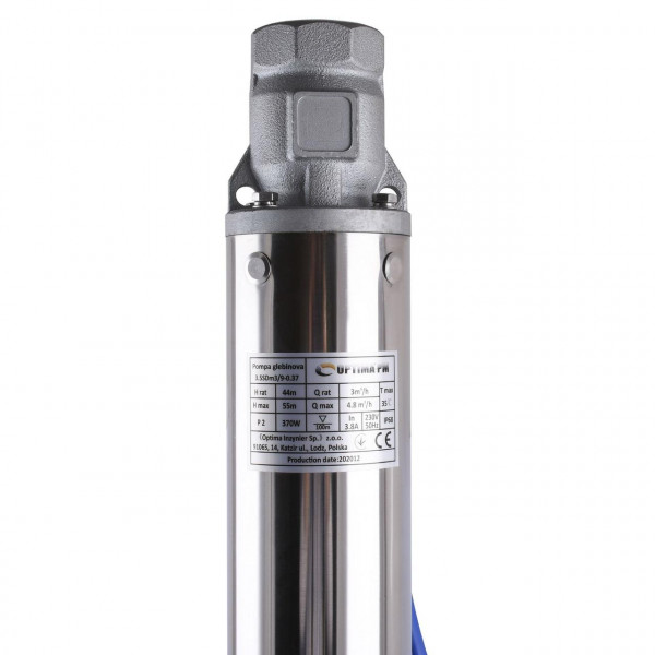 Насос скважинный с повышенной уст-тью к песку OPTIMA PM 3,5SDm3/ 9 0,37 кВт 55м + 35 м кабель (000021406)