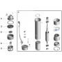 Насос скважинный вихревой VOLKS pumpe PM 4SKm100 0,75кВт + кабель 10м (000023527)