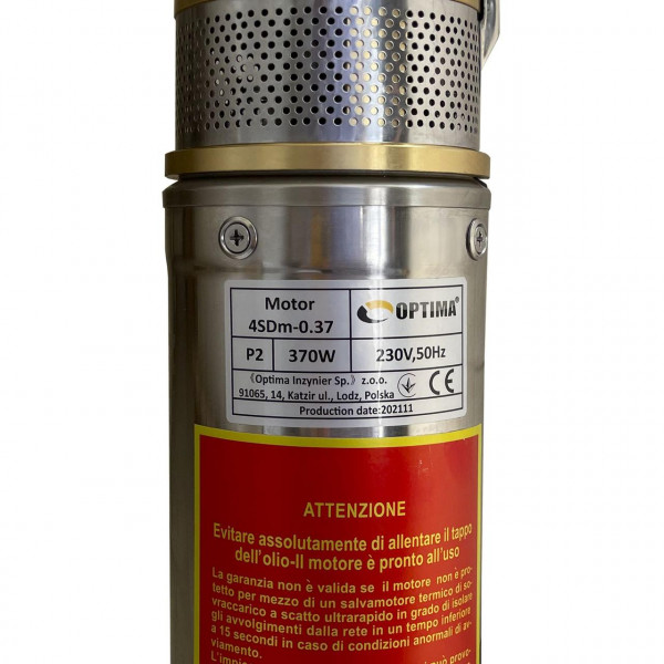 Насос скважинный с повышенной уст-тью к песку OPTIMA 4SDm3/ 6 0,37 кВт 44м + пульт+кабель 1.5м NEW (000023125)