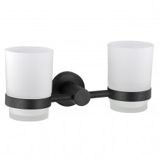 Стакан двойной Globus Lux BS8428 черный матовый SUS304 (000022213)