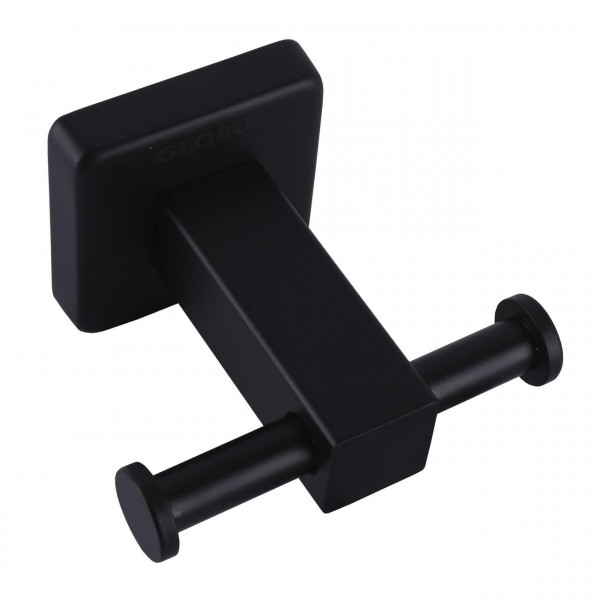 Крючек двойной Globus Lux BQ9412 черный матовый SUS304 (000022209)