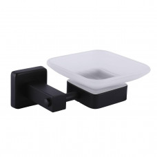 Мыльница одинарная Globus Lux BQ9408 черная матовая SUS304 (000022210)