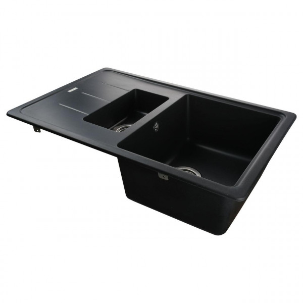 Гранитная мойка Globus Lux IZEO черный 780x500мм-А0002 (000008302)