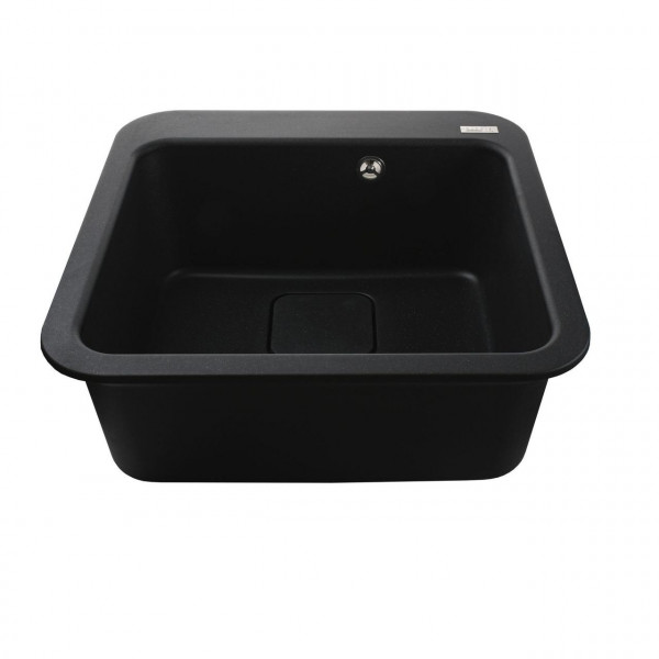 Гранитная мойка Globus Lux BARBORA черный металлик 510х510мм-А0001 (000007953)