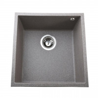 Гранітна мийка Globus Lux AMMER пiдстiльна, мокко 440х440мм (000023650)