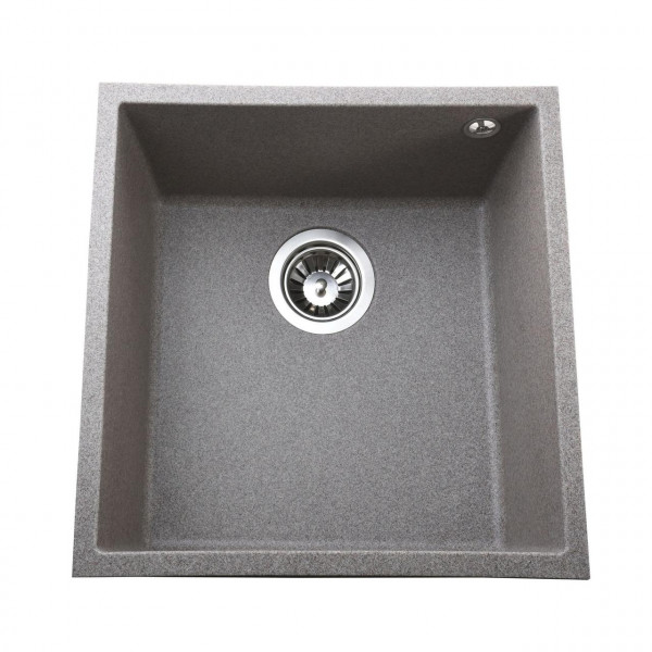 Гранітна мийка Globus Lux AMMER пiдстiльна, мокко 440х440мм (000023650)