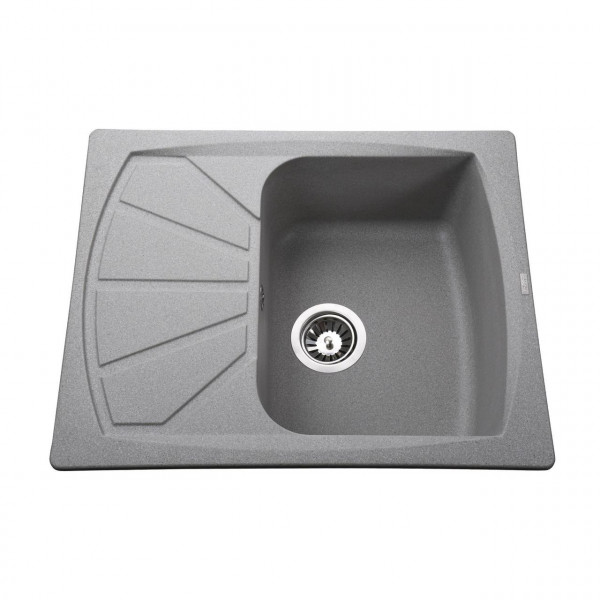 Гранітна мийка Globus Lux TANA сірий камiнь 610х500мм-А0005 (000022396)