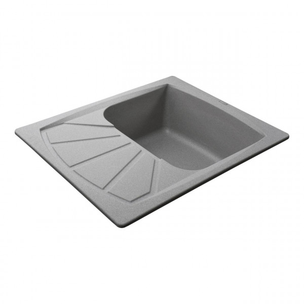 Гранітна мийка Globus Lux TANA сірий камiнь 610х500мм-А0005 (000022396)
