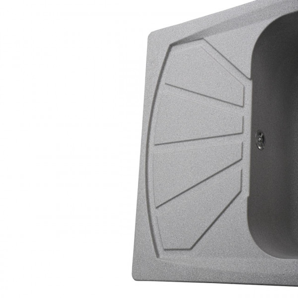 Гранітна мийка Globus Lux TANA сірий камiнь 610х500мм-А0005 (000022396)