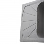 Гранітна мийка Globus Lux TANA сірий камiнь 610х500мм-А0005 (000022396)