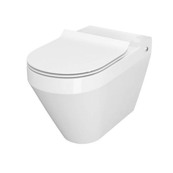 Унитаз компакта Cersanit CREA 010/020 OVAL с сиденьем дюропл SLIM LIFT (без бачка) (000020681)