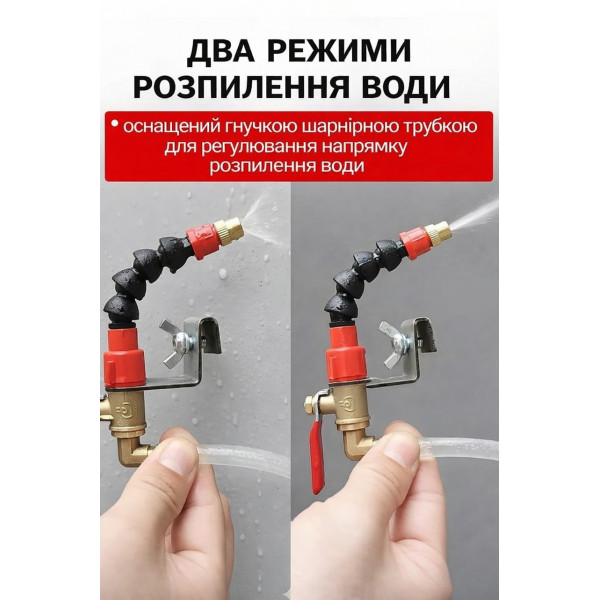 Насадка на УШМ (болгарку) для подачи воды и воздуха, охлаждение диска (254630202)