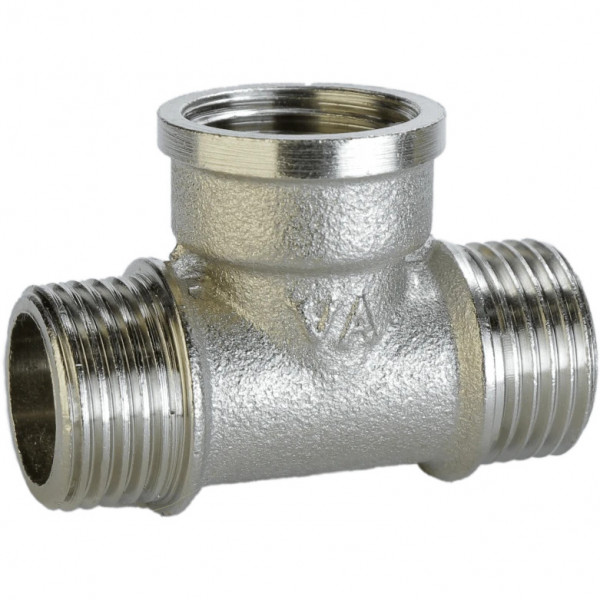 Трійник нікельований 1/2″ЗР х 1/2″ВР х 1/2″ЗР штампований А0215А(нк) VA (000024895)