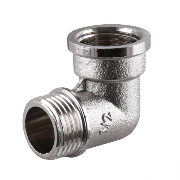 Кутник нікельований 1/2″ВР х 1/2″ЗР штампований А0122-1А(нк) VA (000024903)