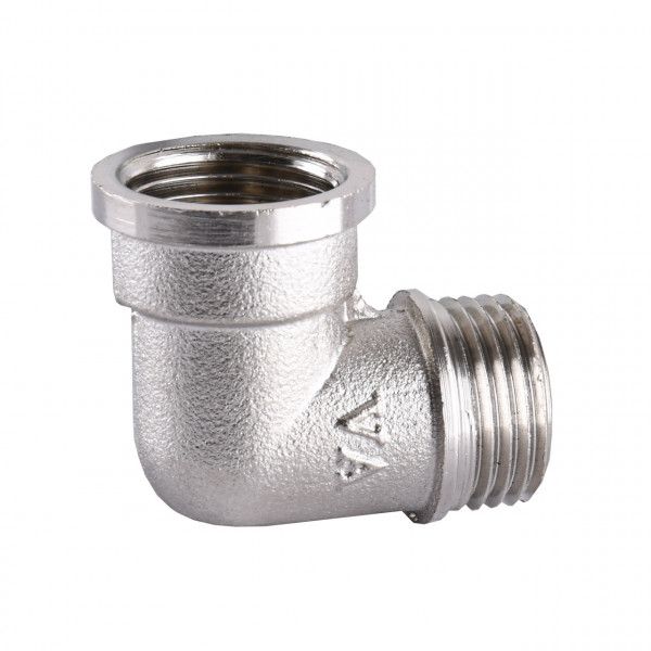 Кутник нікельований 1/2″ВР х 1/2″ЗР штампований А0122-1А(нк) VA (000024903)