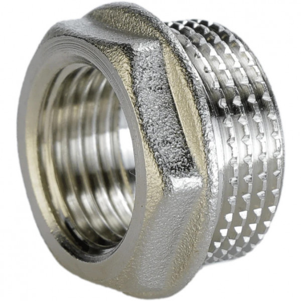 Футорка нікельована 3/4″ЗР х 1/2″ВР штампована А0702А(нк) VA (000024904)