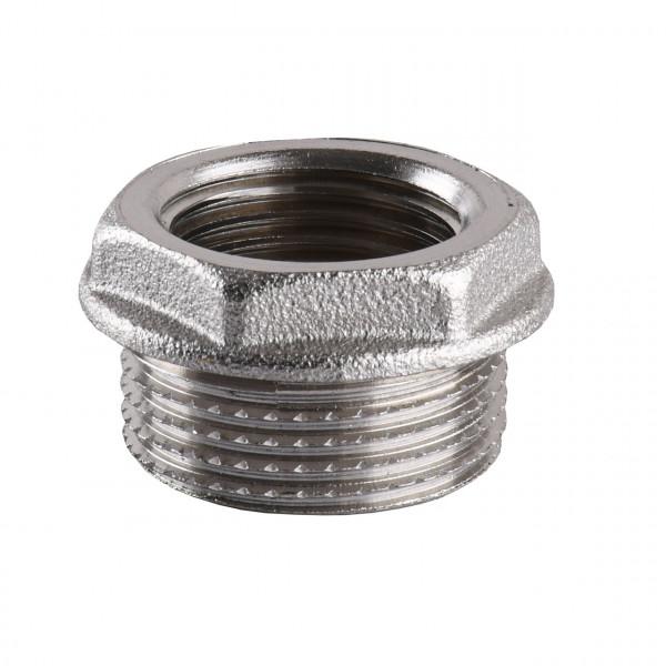 Футорка нікельована 3/4″ЗР х 1/2″ВР штампована А0702А(нк) VA (000024904)