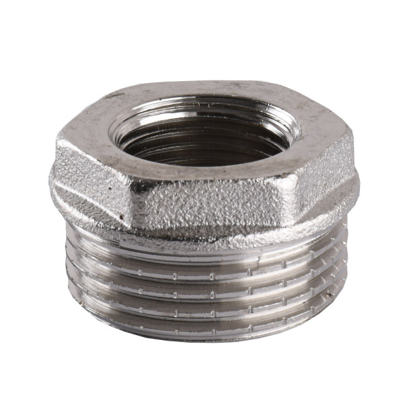 Футорка нікельована 1″ЗР х 1/2″ВР штампована А0704-1А(нк) VA (000024915)