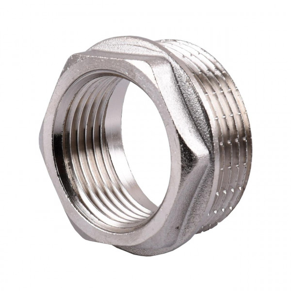 Футорка нікельована 1 1/4″ЗР х 1″ВР штампована А0712А(нк) VA (000024977)