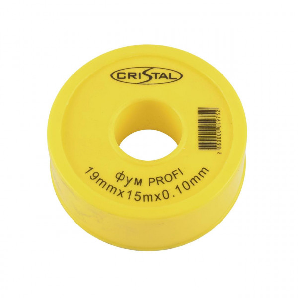 Фум стрічка тефлонова PROFI S-1201 (19*15*0,10) 76мм CRISTAL (000005975)