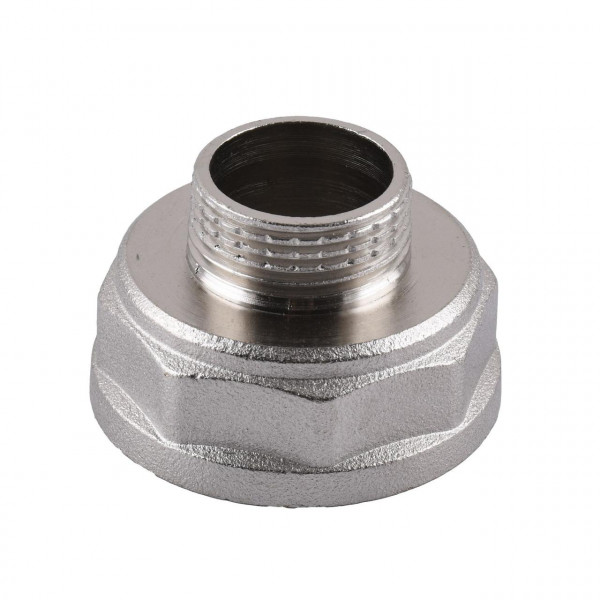 Перехідник редукційний нікельований 1 1/4″ВР х 3/4″ЗР штампований А0607А(нк) VA (000025102)