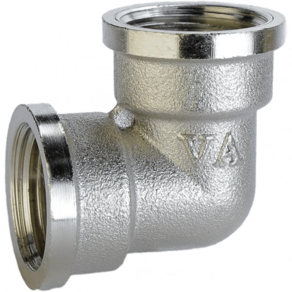 Кутник нікельований 3/4″ВР х 3/4″ВР штампований А0102-1А(нк) VA (000025033)