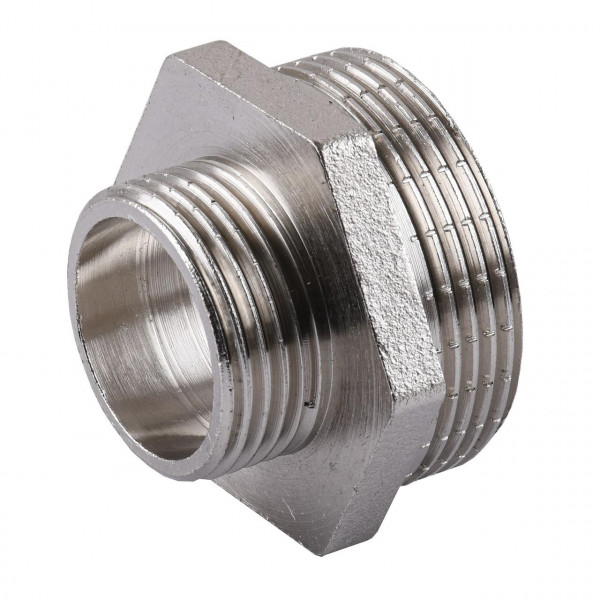 Ніпель редукційний нікельований 2″ЗР х 1″ЗР штампований А0543А(нк) VA (000025101)