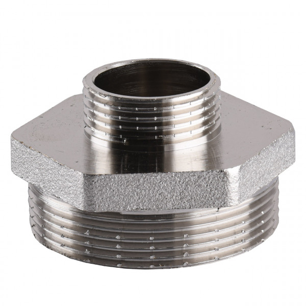 Ніпель редукційний нікельований 2″ЗР х 1″ЗР штампований А0543А(нк) VA (000025101)