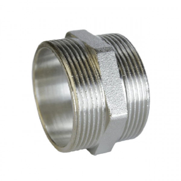 Ніпель нікельований 2″ЗР х 2″ЗР штампований А0536А(нк) VA (000025099)