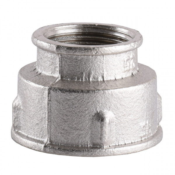 Муфта редукционная никелированная 1 1/2″ВР х 1″ВР литейная А0309А(нк) VA