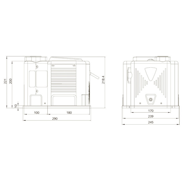 Насосная станция Optima PRIME OP750 IA с интеллектуальным частотным преобразователем (000025065)