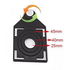 Кондуктор-направляюча для алмазних коронок Ø25/40/45 мм, центрувальний шаблон для свердління плитки та скла (98745637)