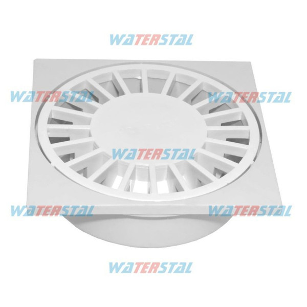 Трап 150*150 мм, нижнє відведення Ø50, пластиковий ″Waterstal″ (YS 415) (000006766)