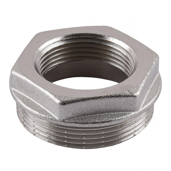 Футорка нікельована 2″ЗР х 1 1/4″ВР штампована А0756А(нк) VA (000025112)