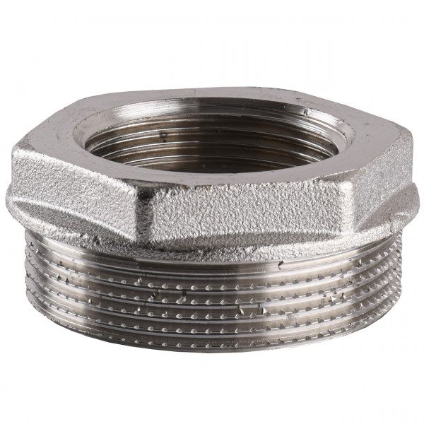 Футорка нікельована 2″ЗР х 1 1/4″ВР штампована А0756А(нк) VA (000025112)