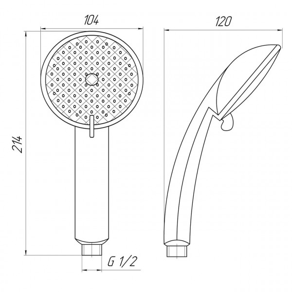 Душова лійка Globus Lux SPIDER NS-580-P (000020790)