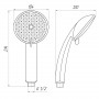 Душова лійка Globus Lux SPIDER NS-580-P (000020790)