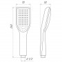 Душевая лейка Globus Lux SH651-P (000021974)