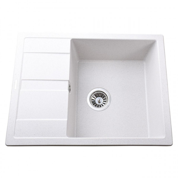 Гранітна мийка Globus Lux ONE перлина 650х500мм (000003453)