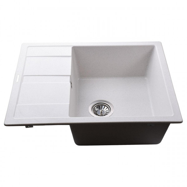 Гранітна мийка Globus Lux ONE перлина 650х500мм (000003453)