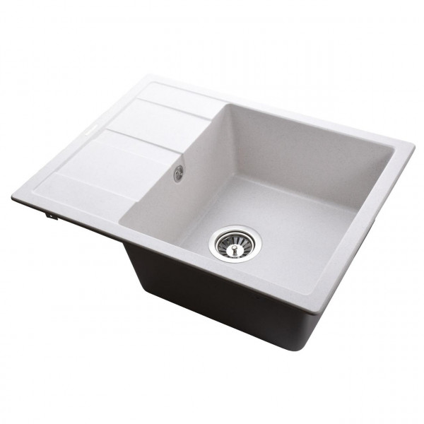 Гранітна мийка Globus Lux ONE перлина 650х500мм (000003453)