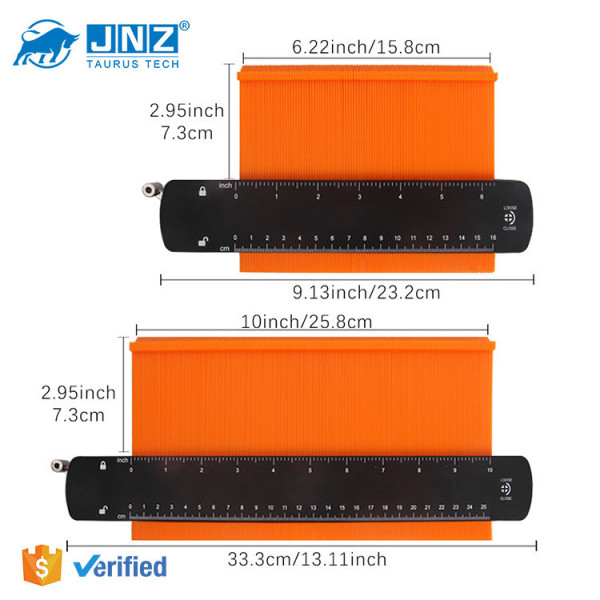 Контурный шаблон 6 дюймов, шаблон линейка, измеритель контура, (98745647)