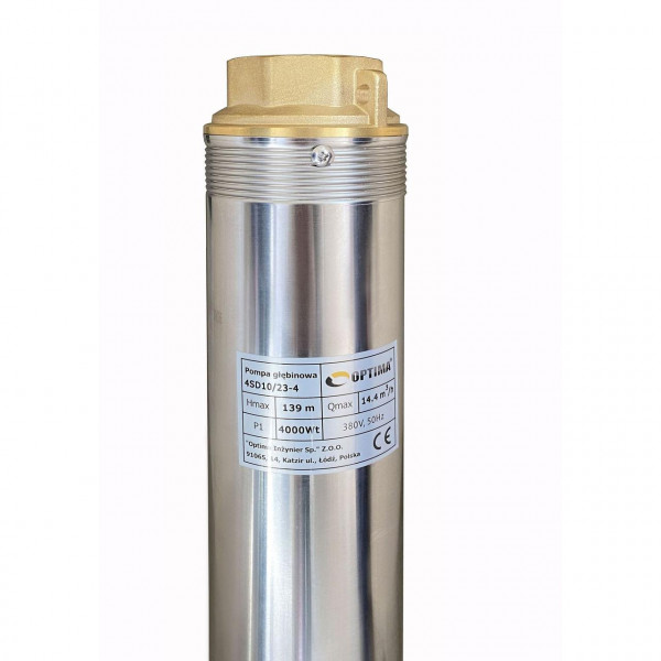 Насос скважинный с повышенной уст-тью к песку OPTIMA 4SD10/23 4,0 кВт 139м 3-х фазный (000011692)