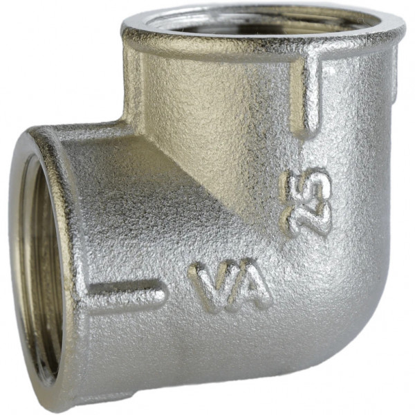 Кутник нікельований 1″ВР х 1″ВР ливарний А0128А(нк) VA (000025172)