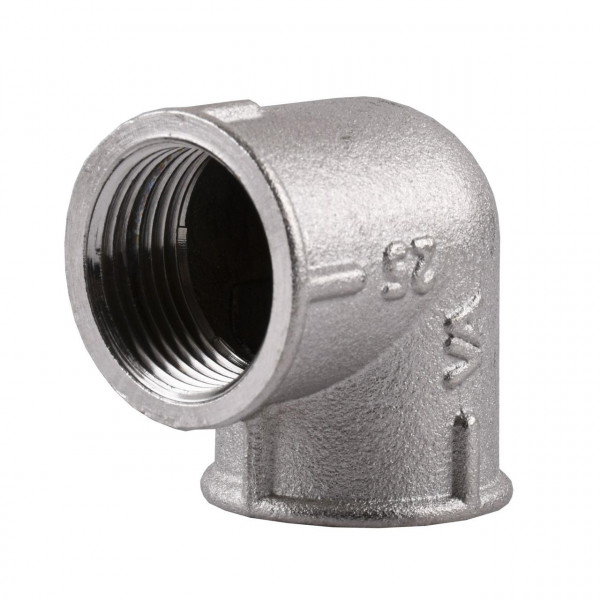 Кутник нікельований 1″ВР х 1″ВР ливарний А0128А(нк) VA (000025172)